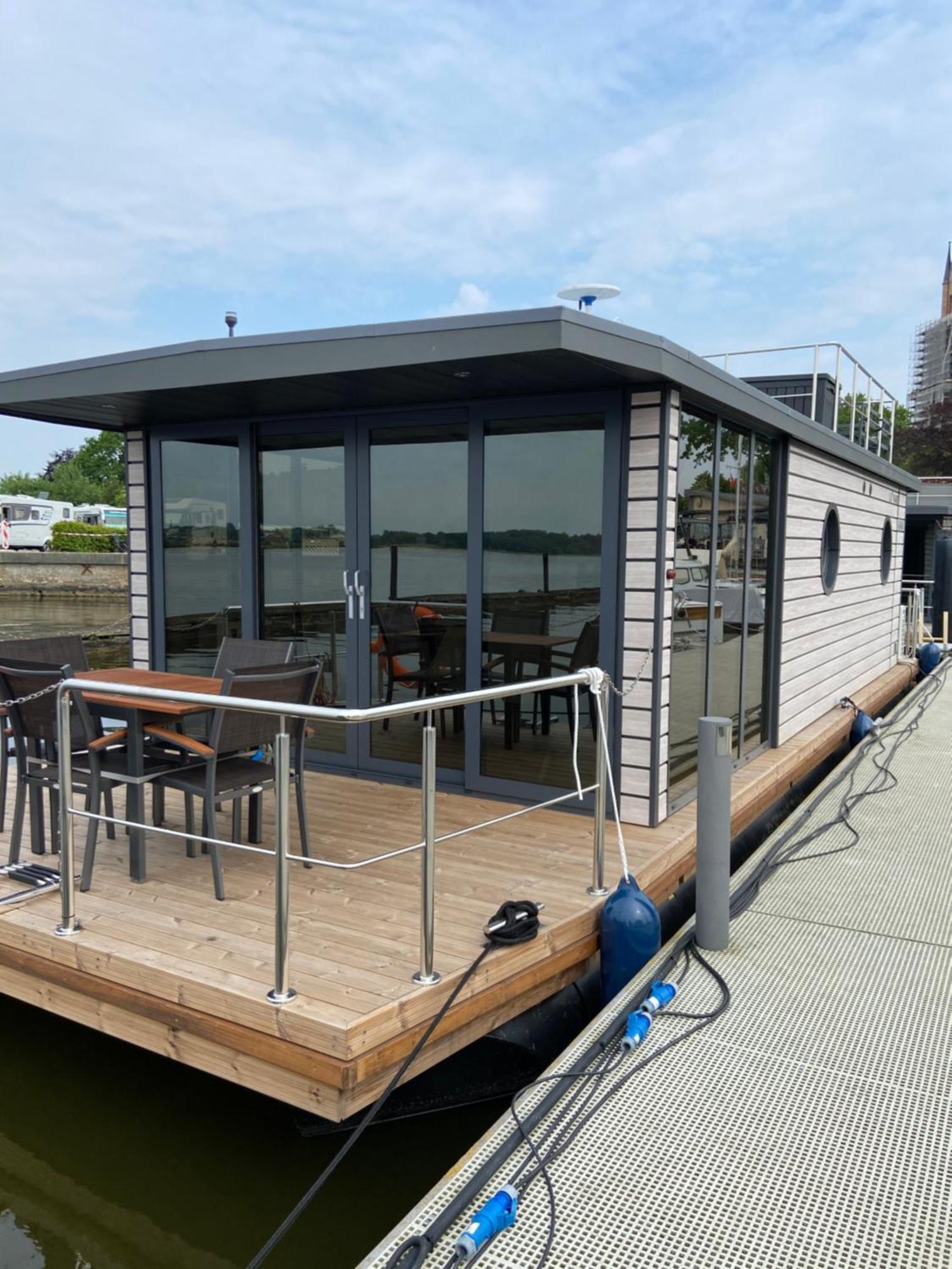 Hotel Hausboot Fjord Claudia Schleswig Exterior foto